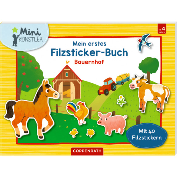 Mein erstes Filzsticker-Buch: Bauernhof (Mini-Künstler)