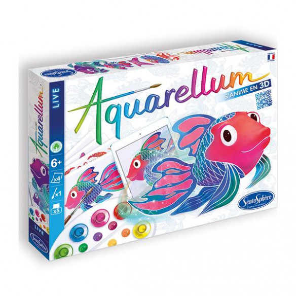 Aquarellum Live 3D Meerestiere