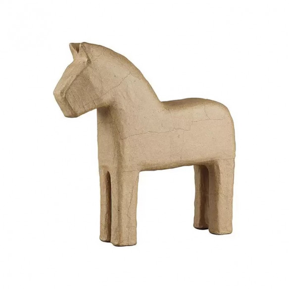 Creative Company Pappmaché, Pferd stilisiert, 24,5 cm