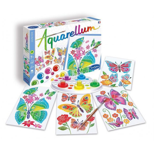 Aquarellum Junior Schmetterling & Blume