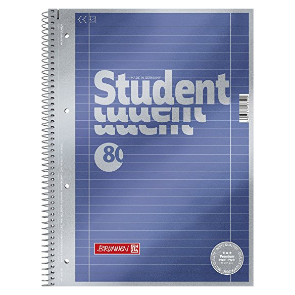 BRUNNEN Collegeblock Premium A4, 80 Blatt LIneatur 27