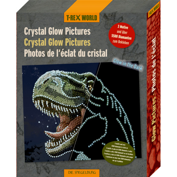 Die Spiegelburg Crystal Glow Pictures-Diamond Painting - T-Rex World
