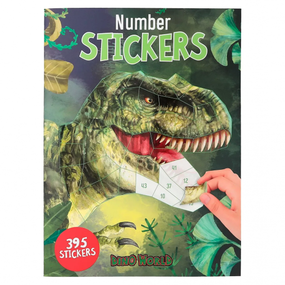 Depesche Dino World Number Sticker